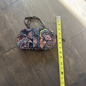 Vera Bradley Kensington Brown Small Zipper Bag